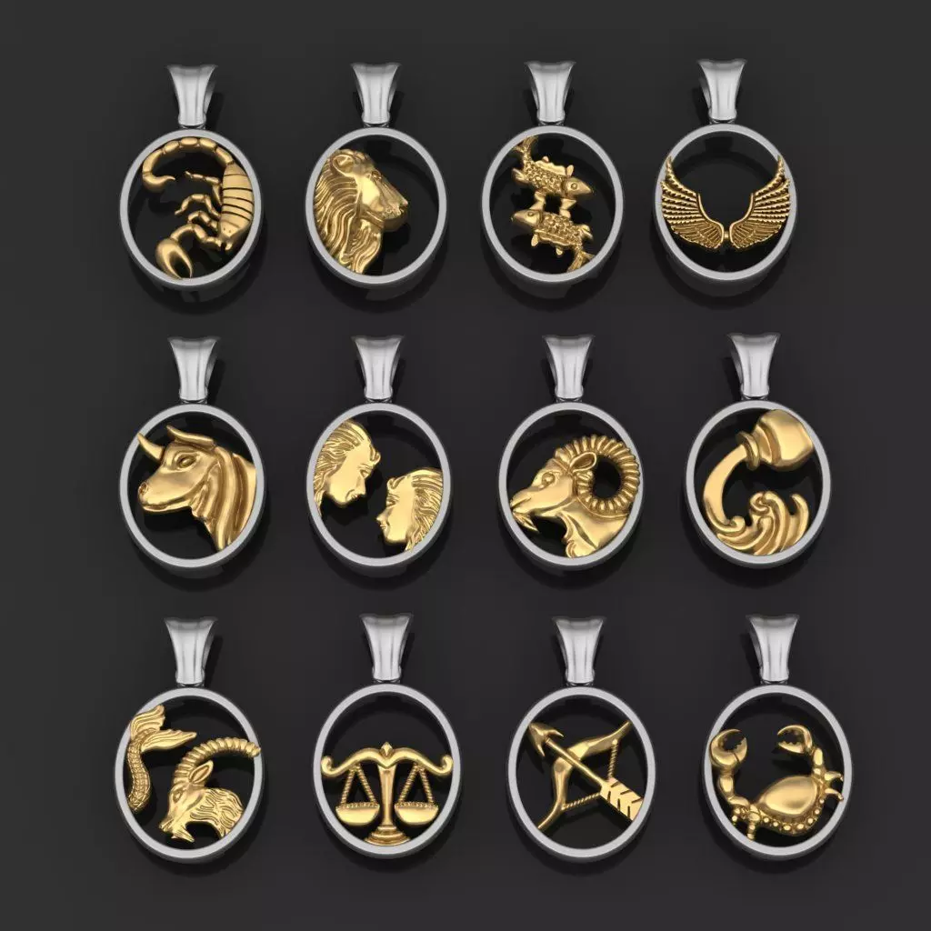 Zodiac Signs Pack Printable 3D print model_0