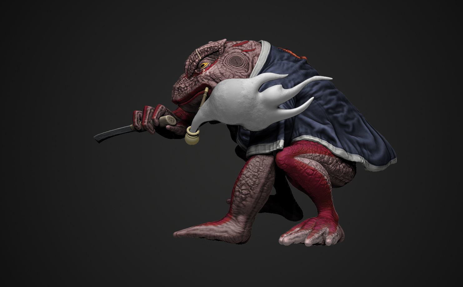 Gamabunta 3D print model_3