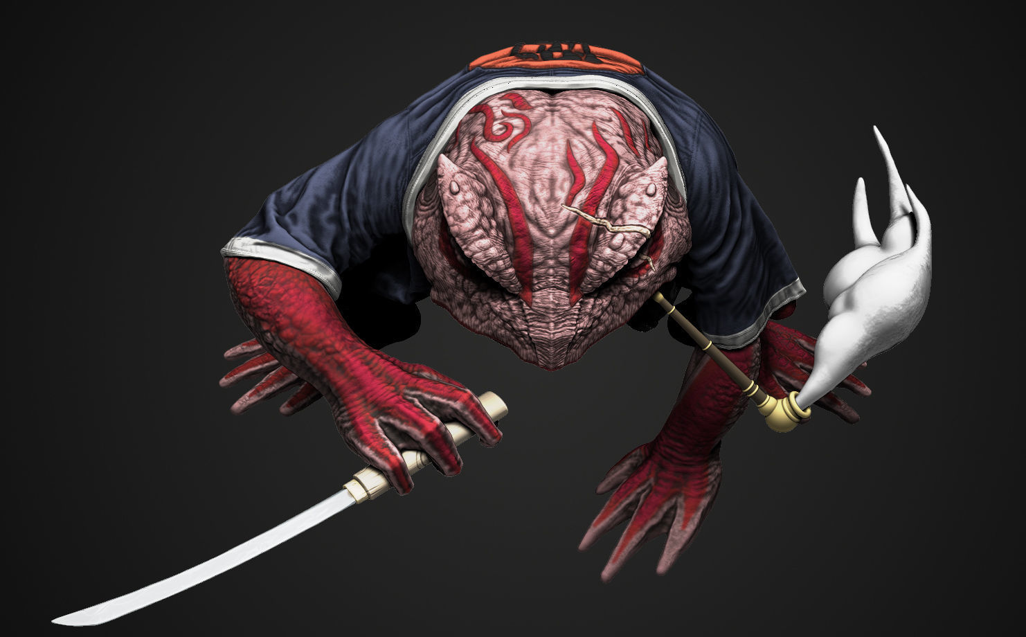 Gamabunta 3D print model_7