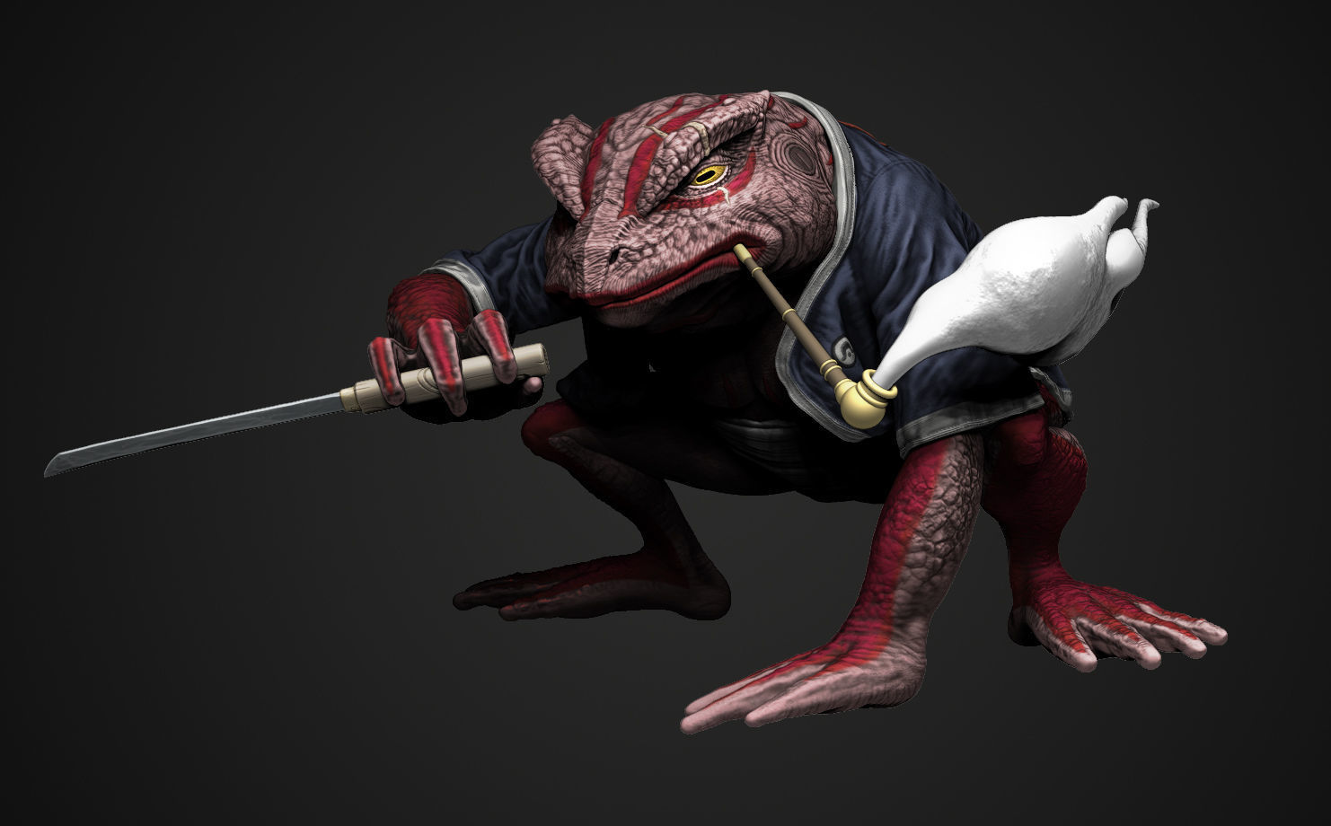 Gamabunta 3D print model_1