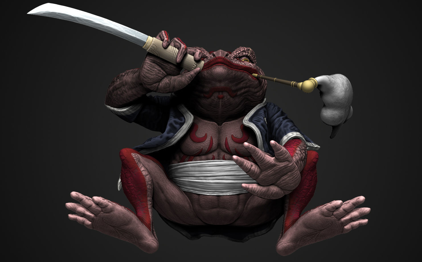Gamabunta 3D print model_6