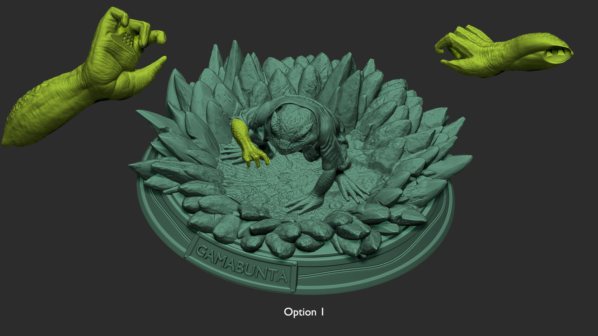 Gamabunta 3D print model_32