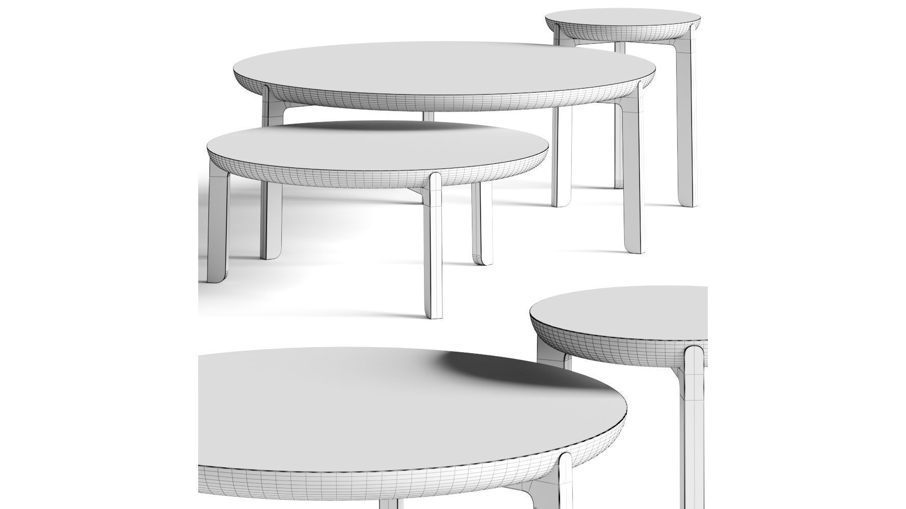 Javorina Juro Coffee and Side Tables 3D model_1