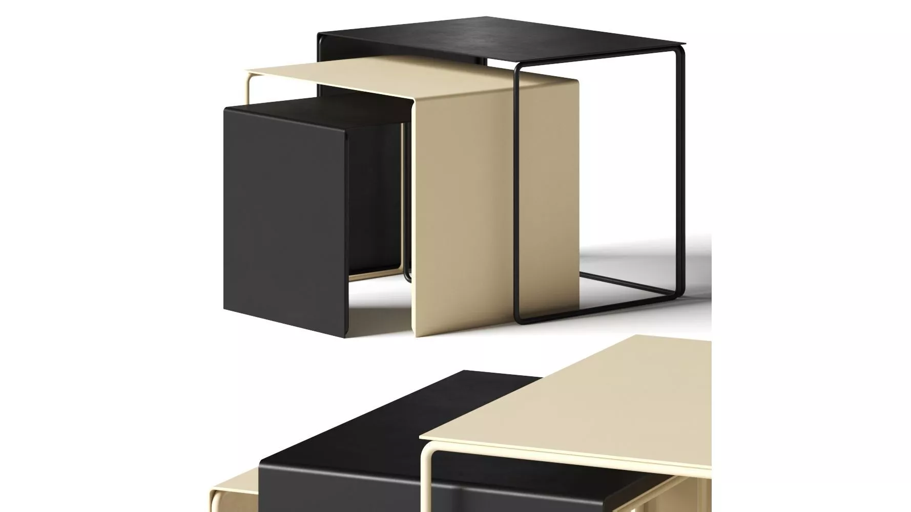 Cluster Coffee Tables 3D model | CGTrader