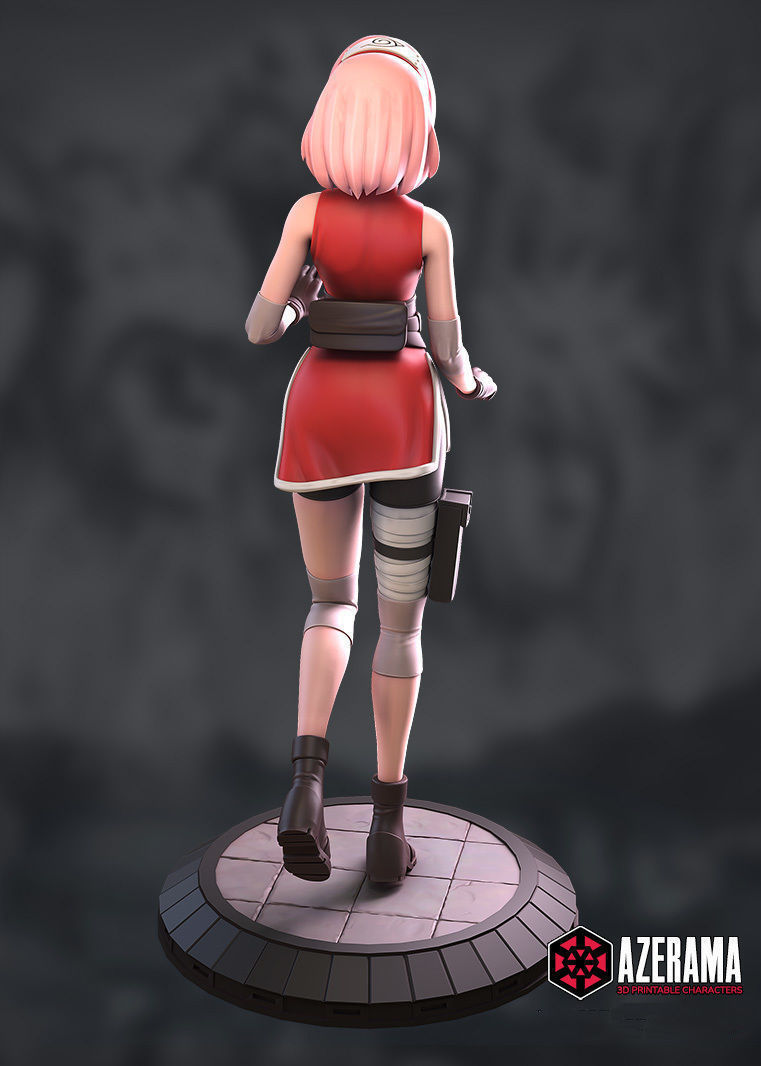 Sakura STL Ready for 3D Printing 3D print model_3