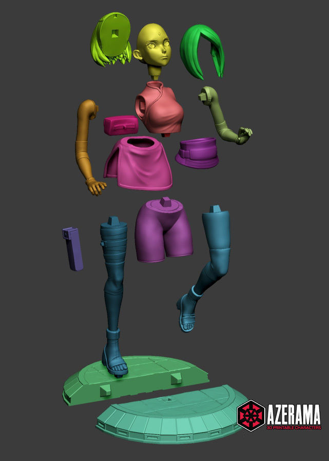 Sakura STL Ready for 3D Printing 3D print model_7