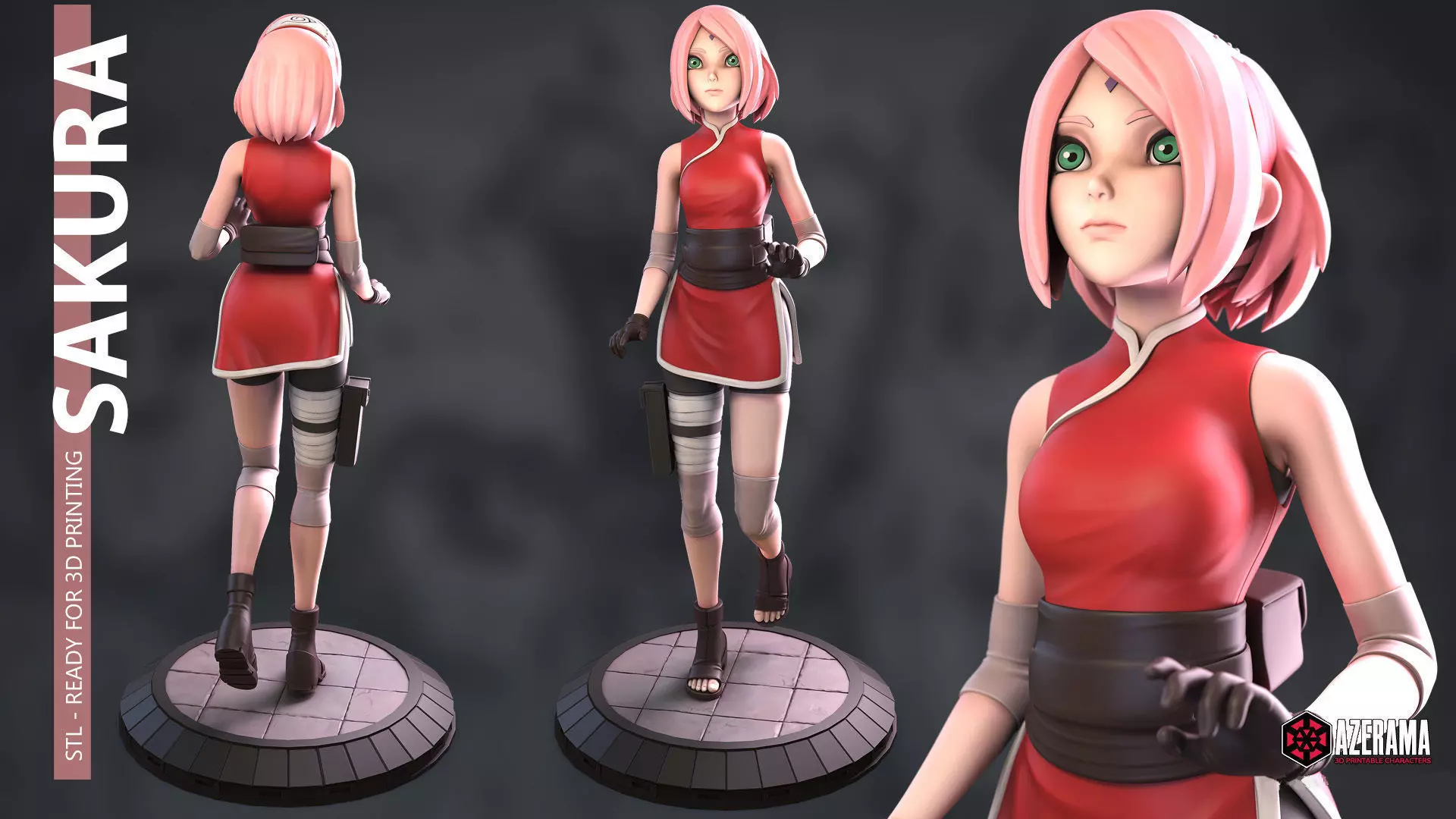 Sakura STL Ready for 3D Printing 3D print model_0