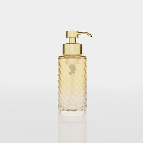Glass soap dispenser  Free 3D model