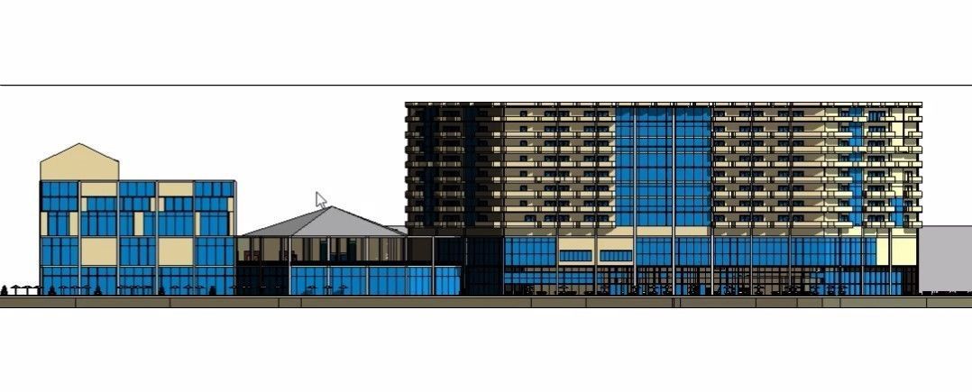 Hotel compelete revit projec 3D model_12