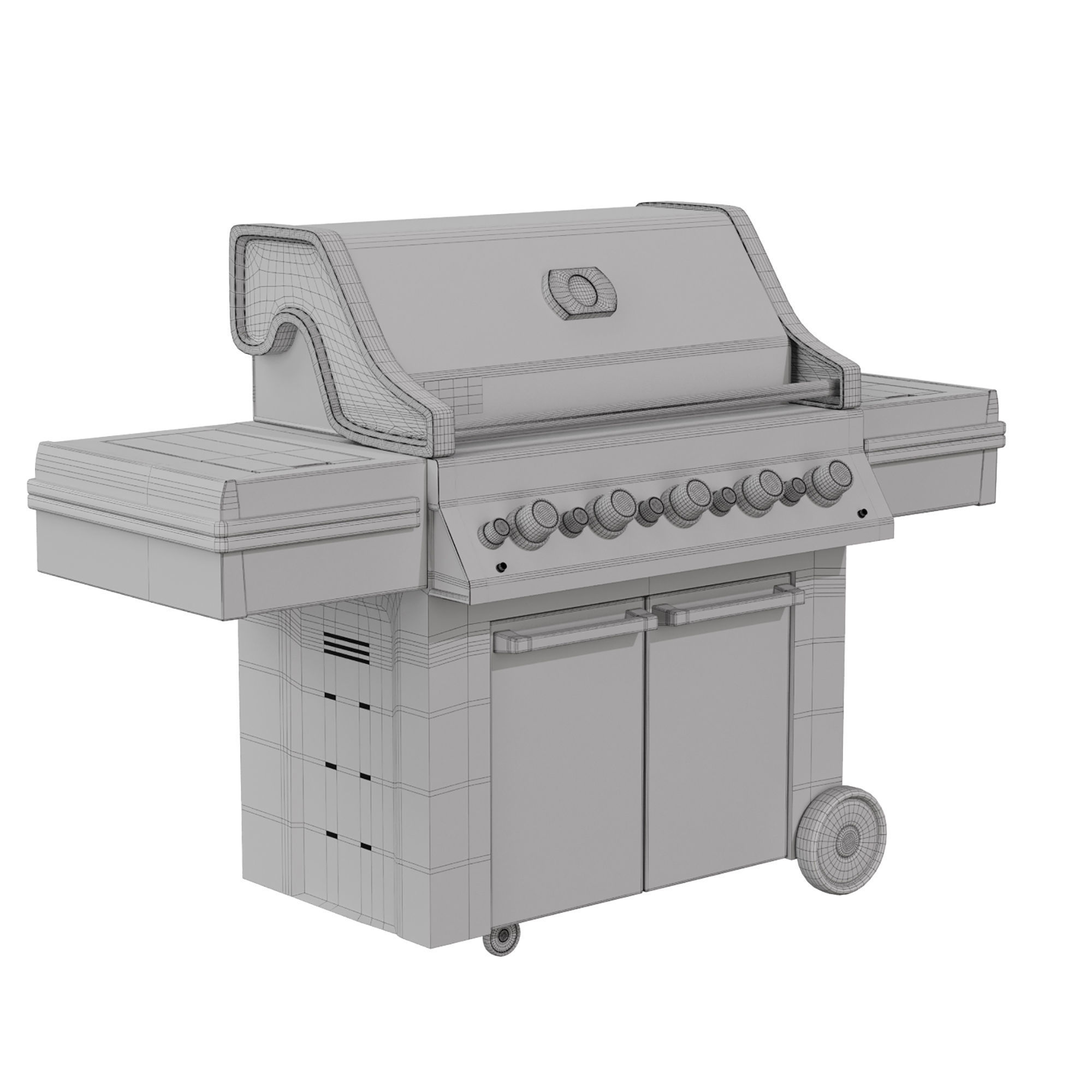 Napoleon Grill 3D model_4