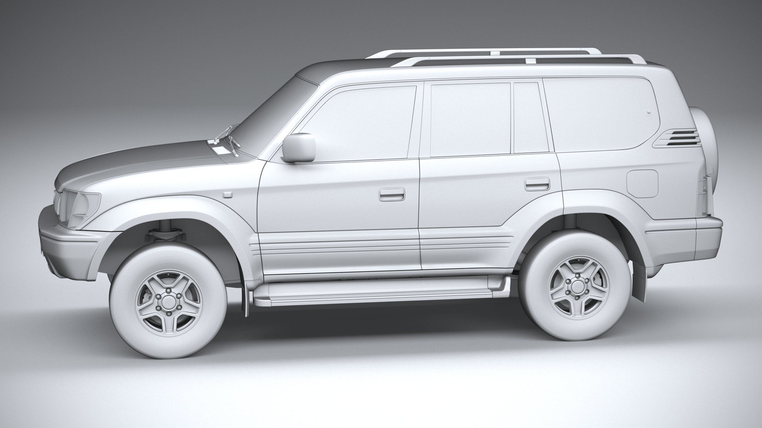 Toyota Land Cruiser J90 1996 3D model_22