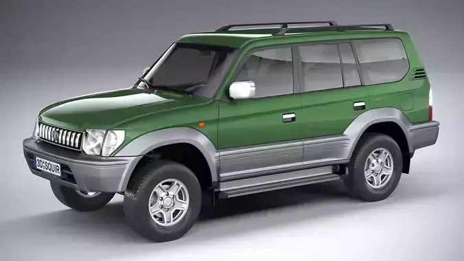 Toyota Land Cruiser J90 1996 3D model