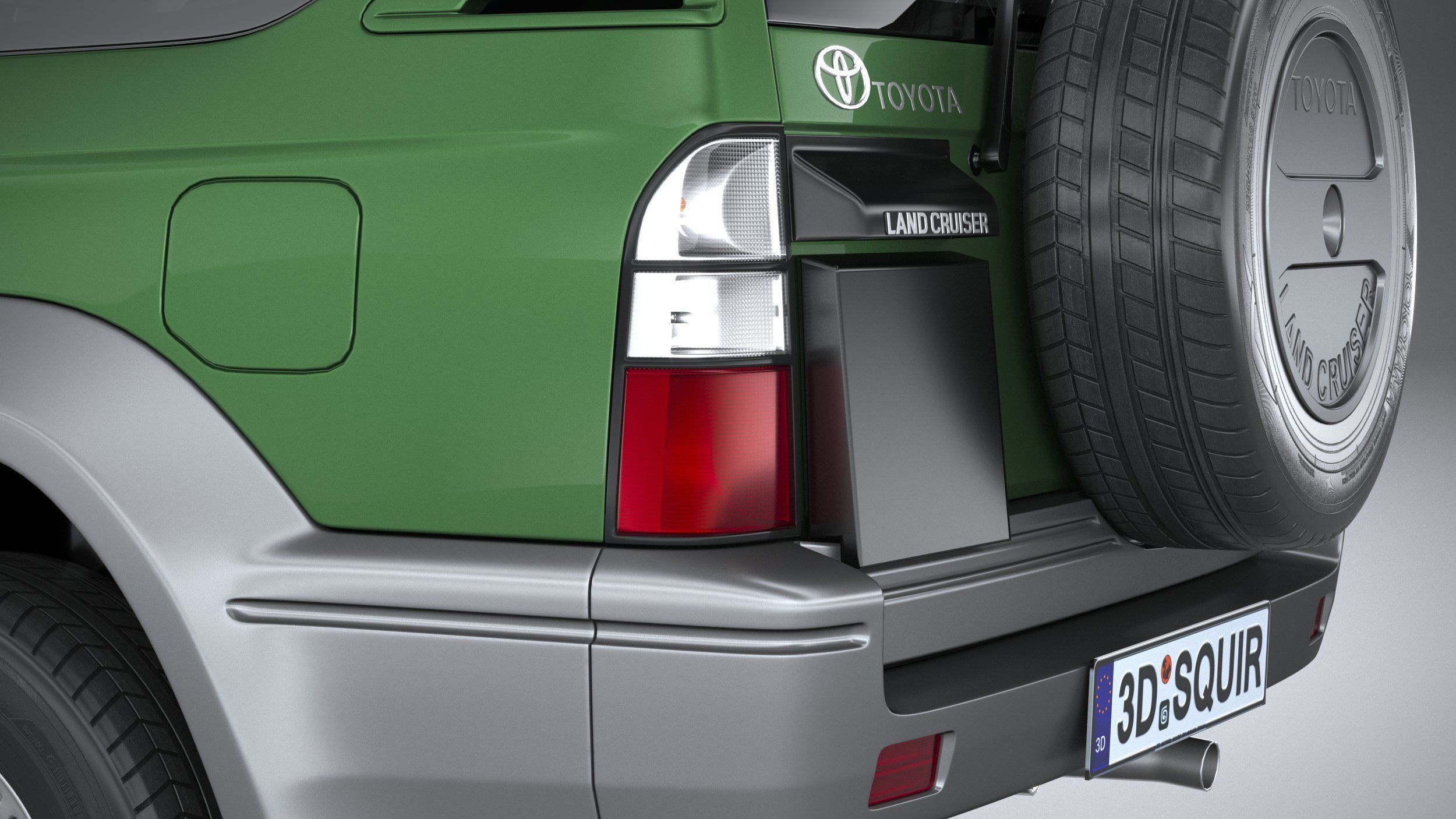 Toyota Land Cruiser J90 1996 3D model_6