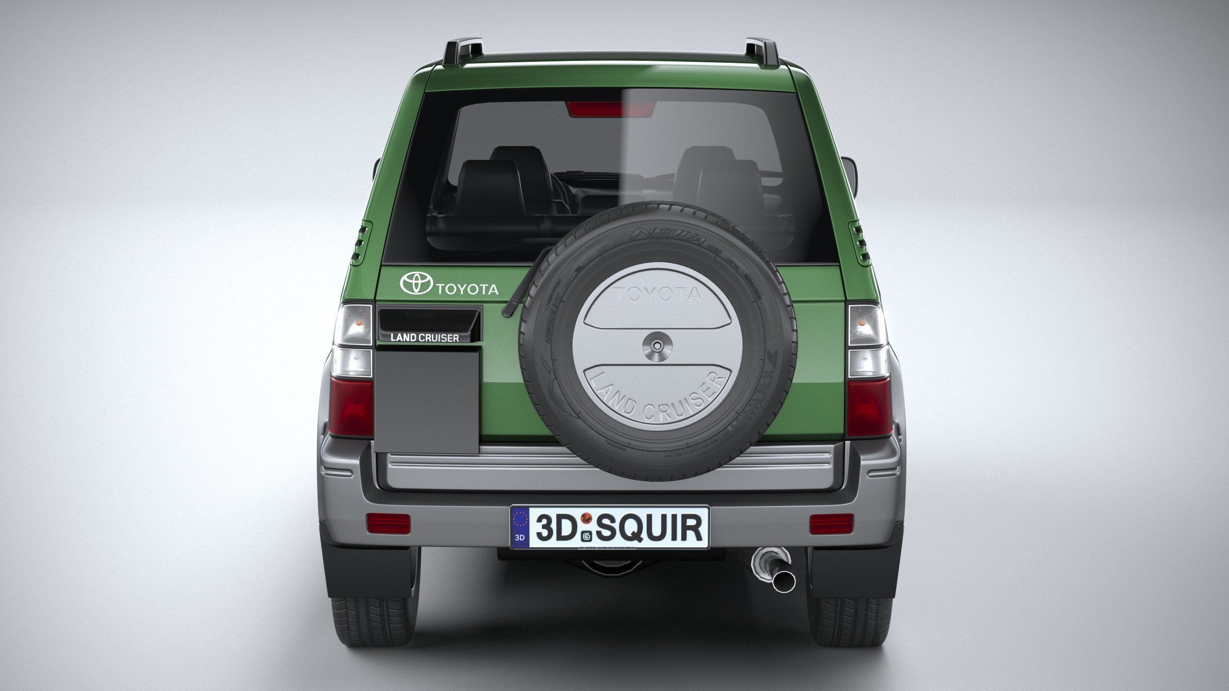 Toyota Land Cruiser J90 1996 3D model_4