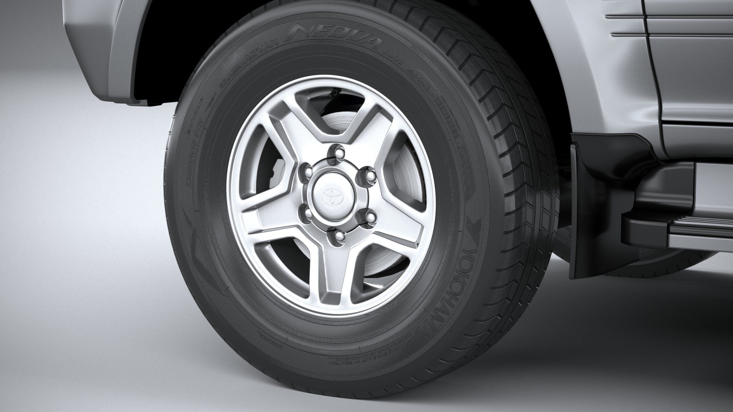 Toyota Land Cruiser J90 1996 3D model_16