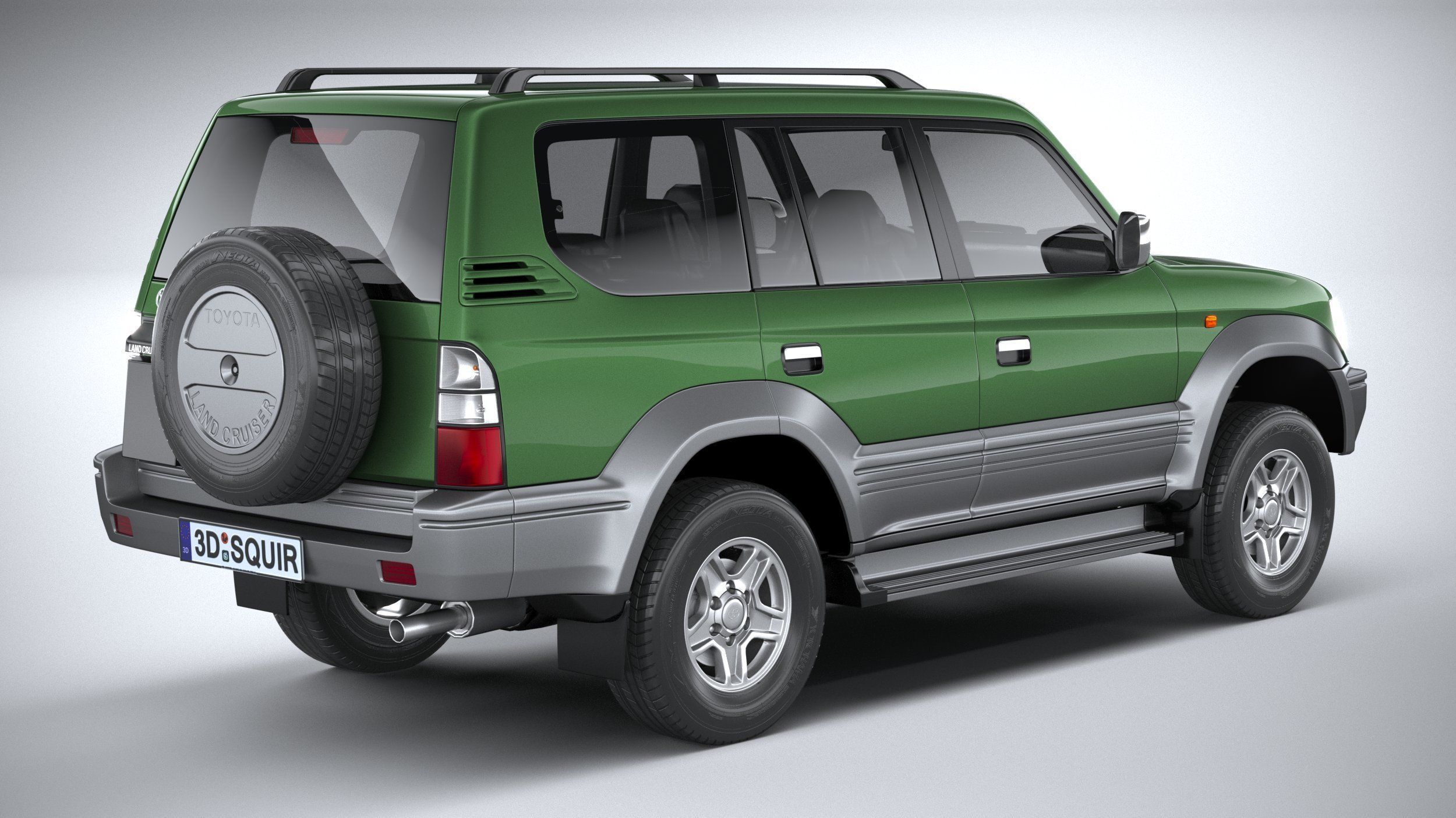 Toyota Land Cruiser J90 1996 3D model_17