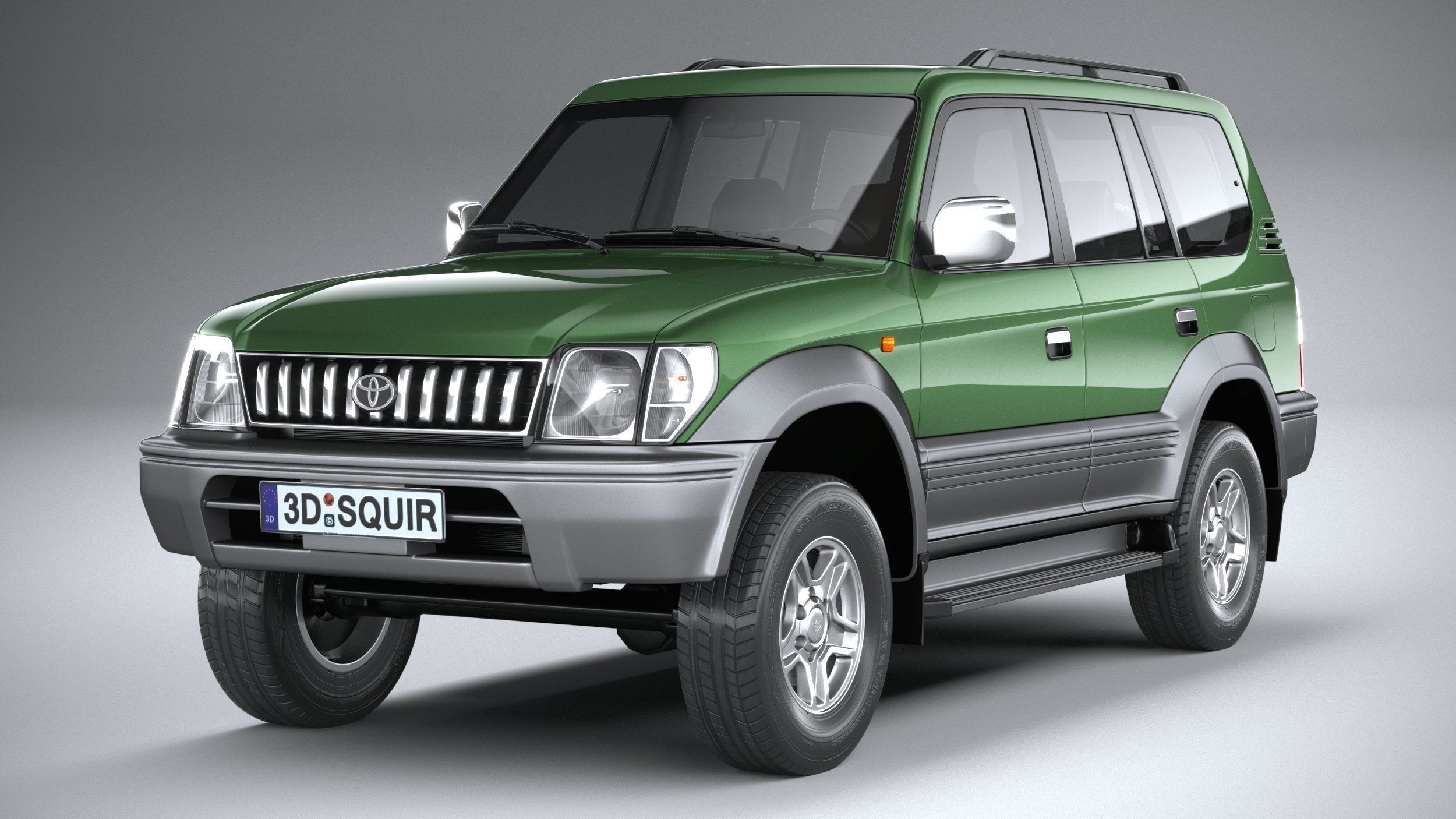 Toyota Land Cruiser J90 1996 3D model_2