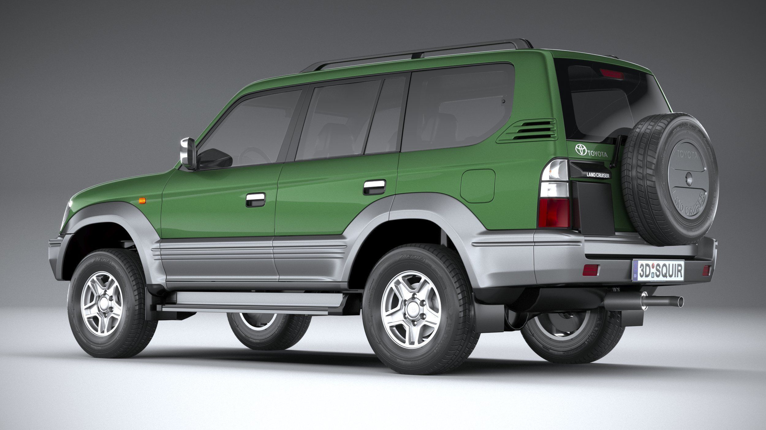 Toyota Land Cruiser J90 1996 3D model_5