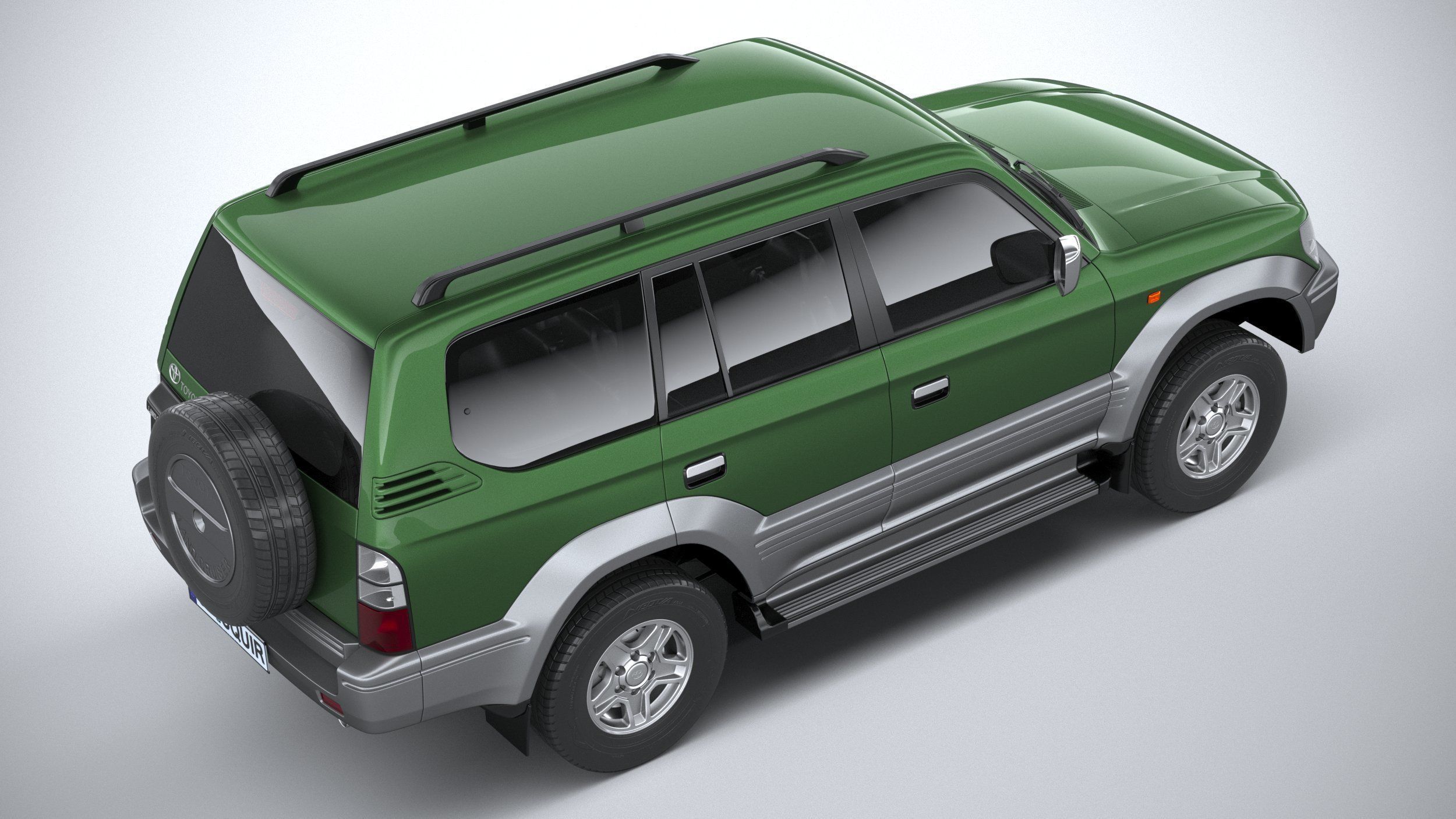 Toyota Land Cruiser J90 1996 3D model_10