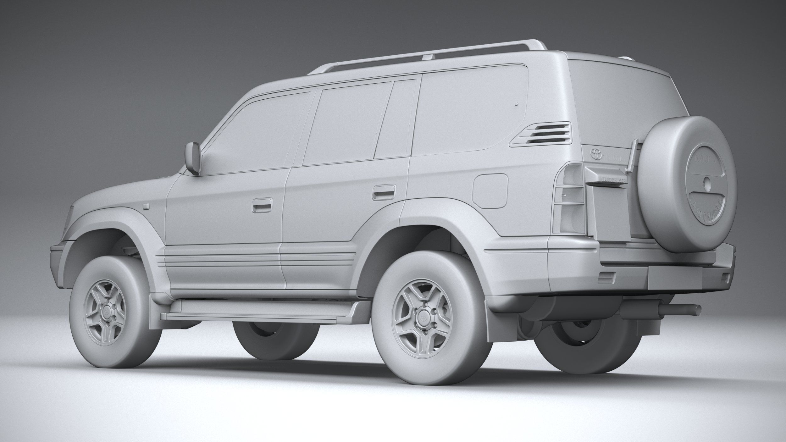 Toyota Land Cruiser J90 1996 3D model_21