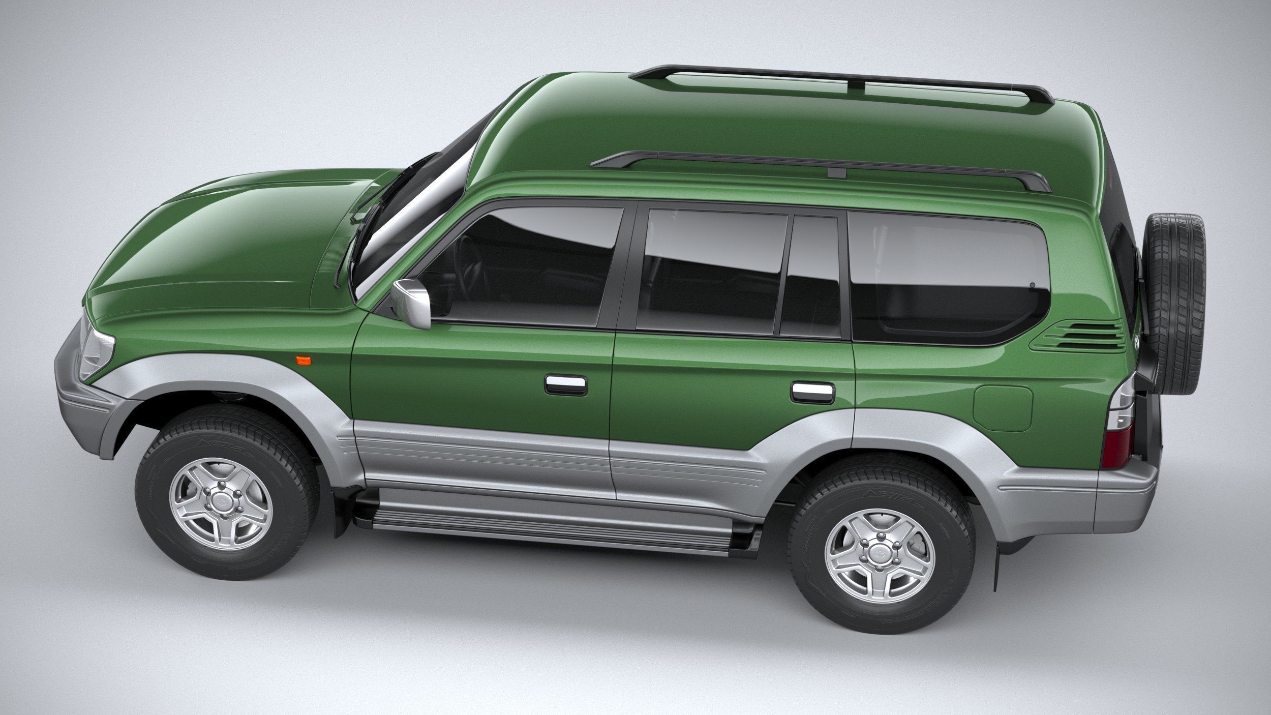Toyota Land Cruiser J90 1996 3D model_9