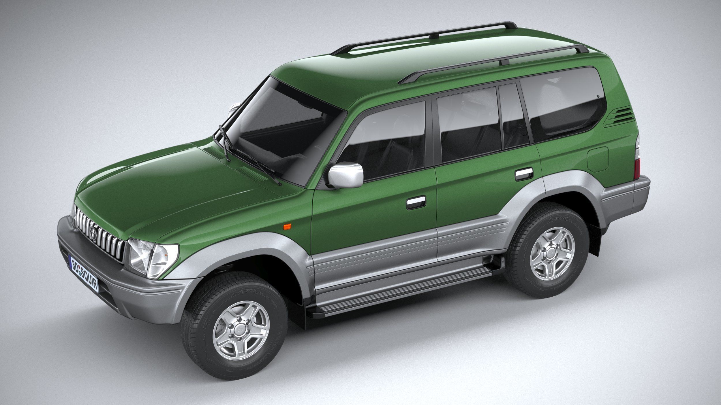 Toyota Land Cruiser J90 1996 3D model_7