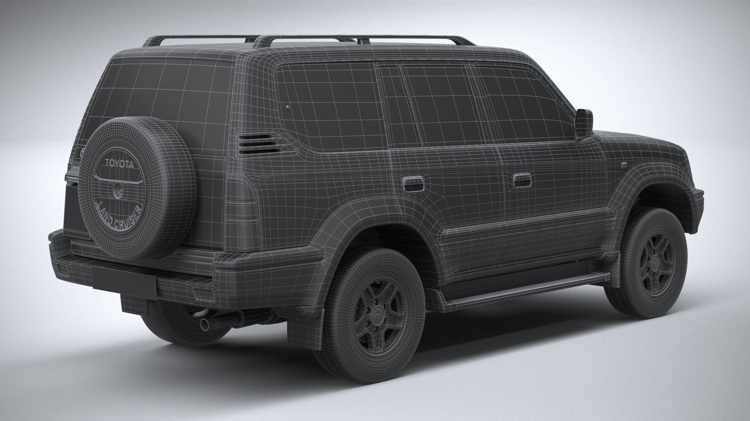 Toyota Land Cruiser J90 1996 3D model_29