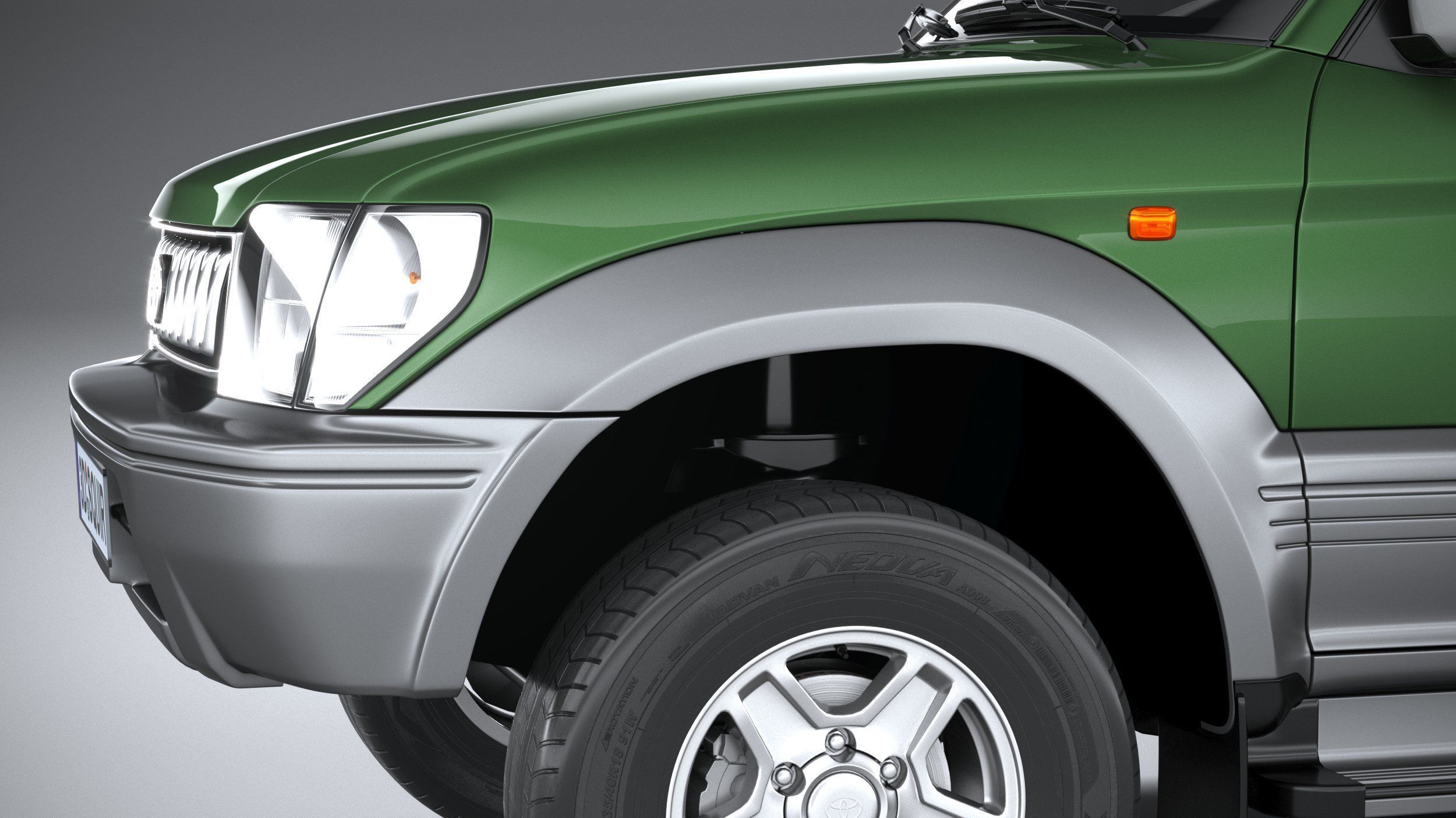 Toyota Land Cruiser J90 1996 3D model_3