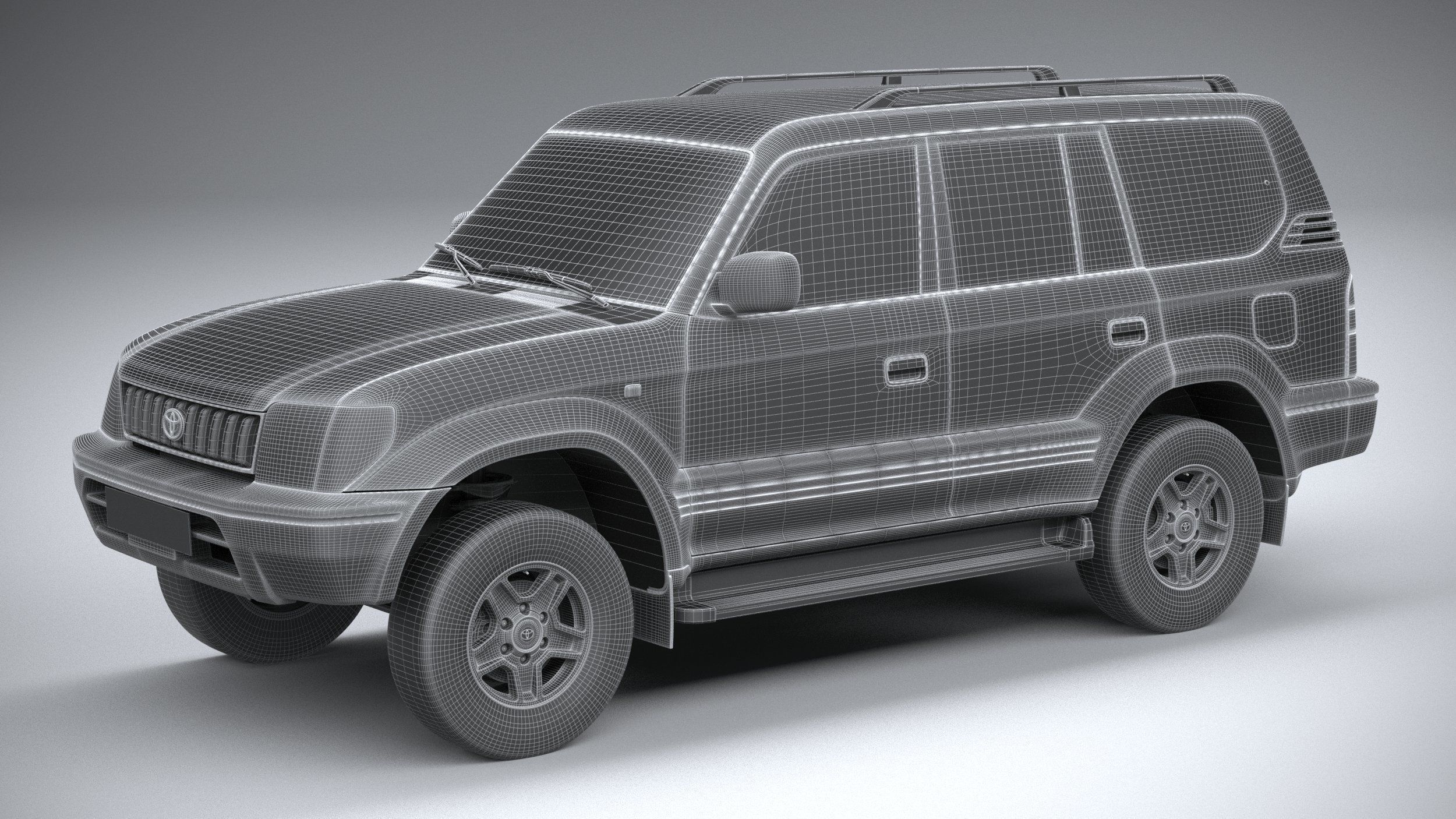 Toyota Land Cruiser J90 1996 3D model_26