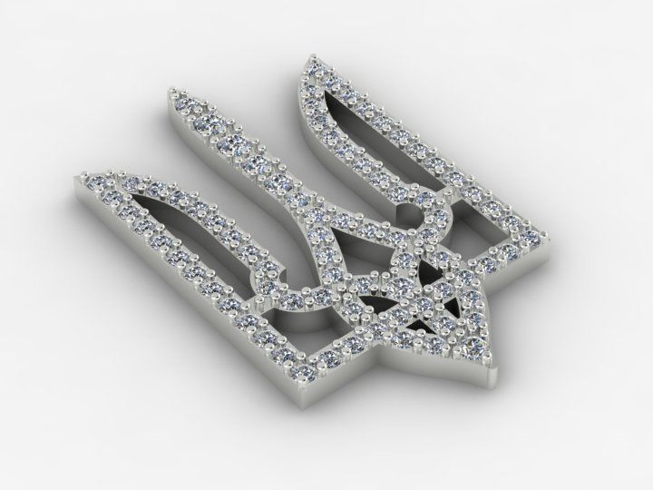 National emblem 3D print model_3