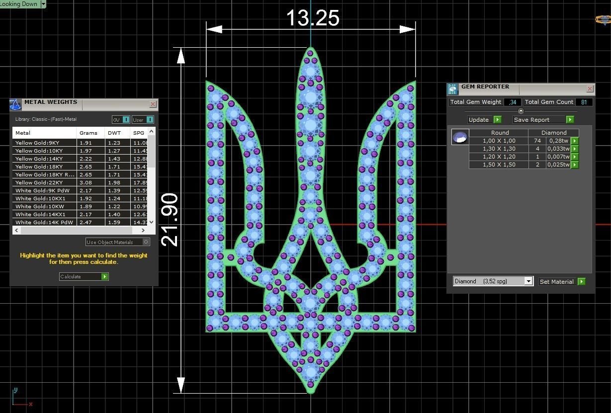 National emblem 3D print model_6