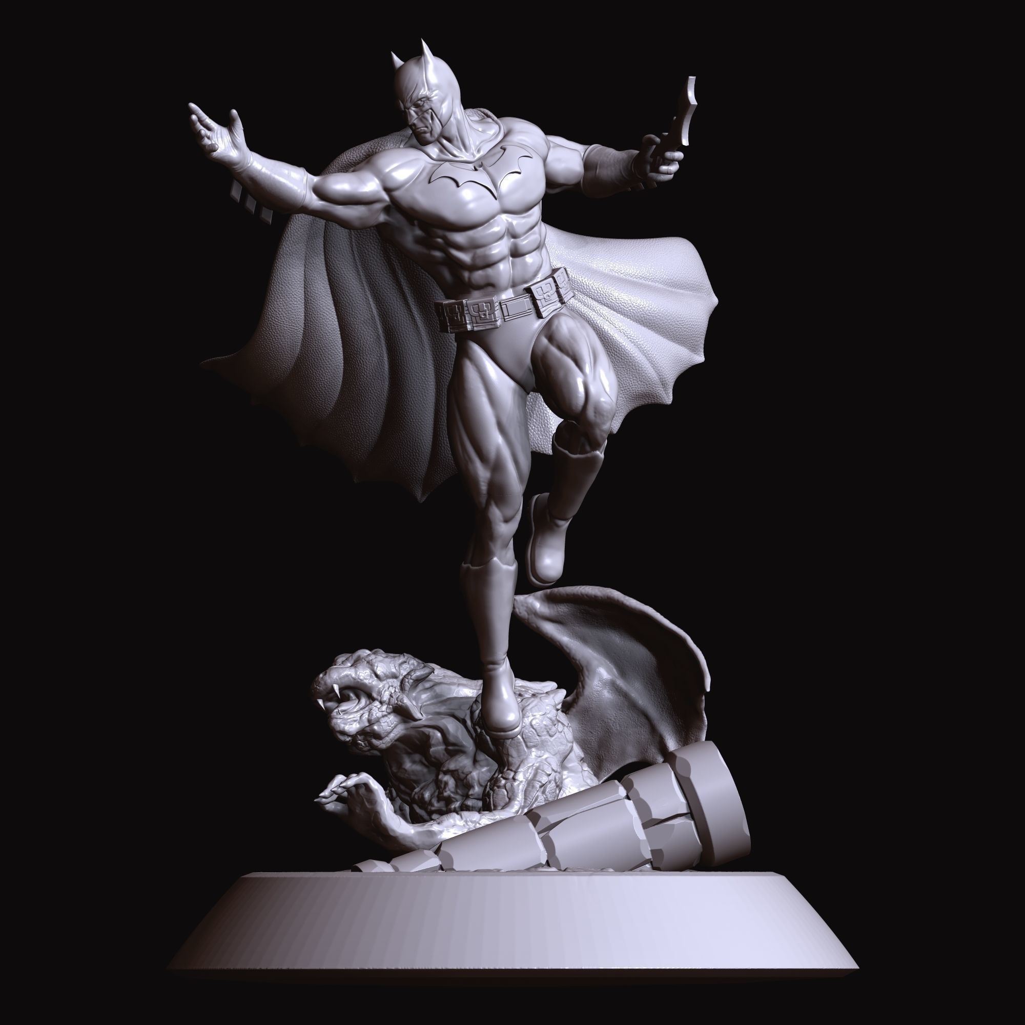 Batman The Darkest Night 3D print model_19