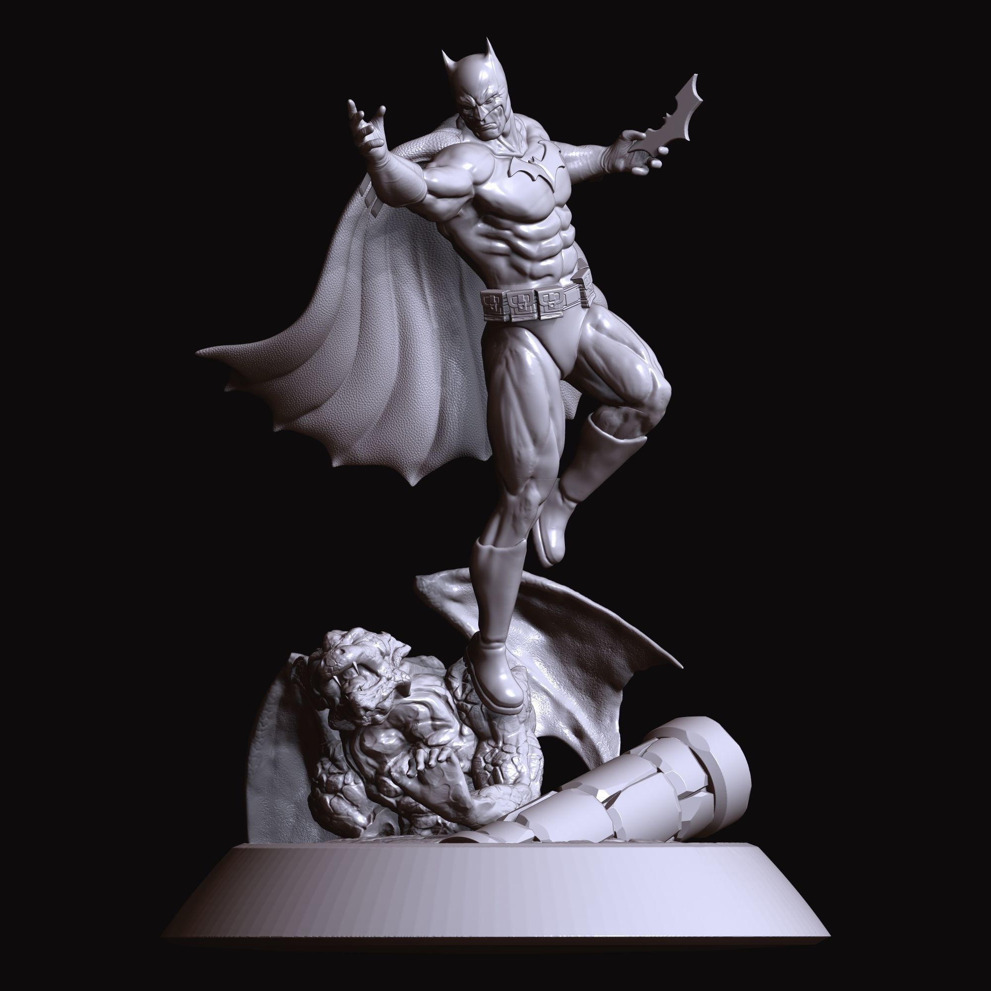 Batman The Darkest Night 3D print model_21