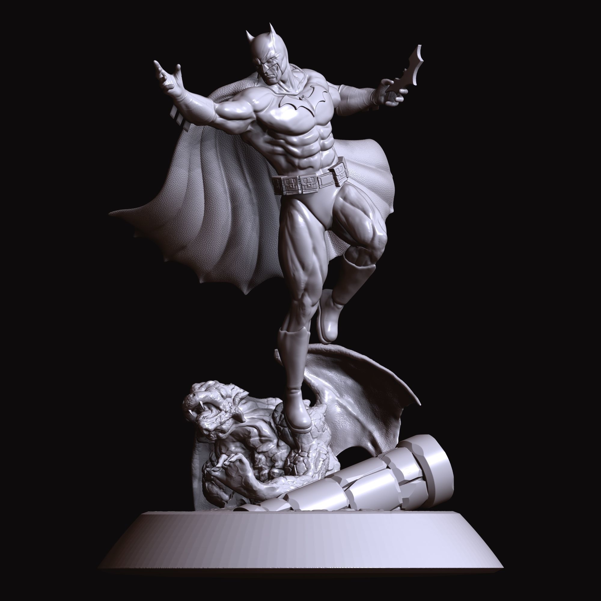 Batman The Darkest Night 3D print model_20