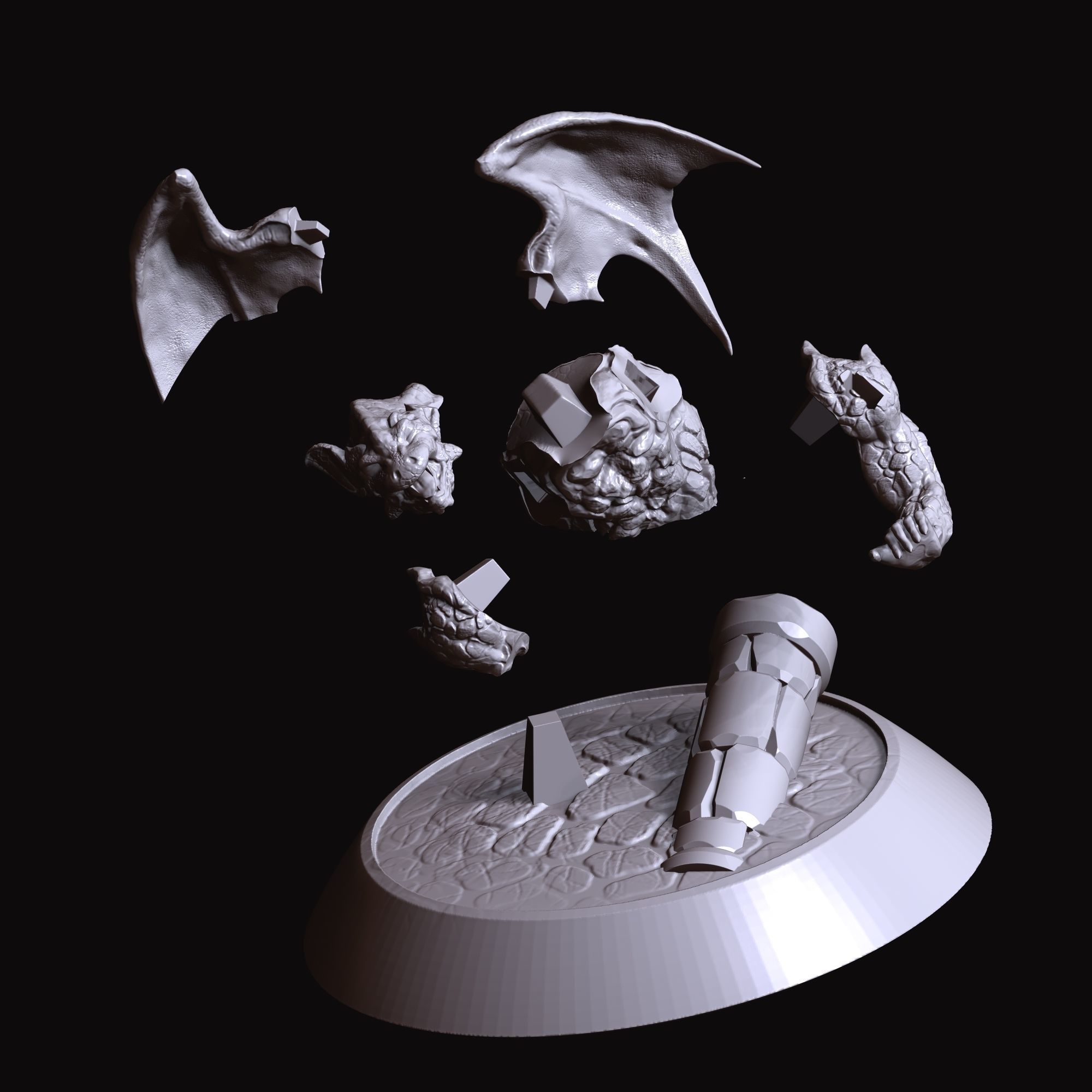 Batman The Darkest Night 3D print model_5