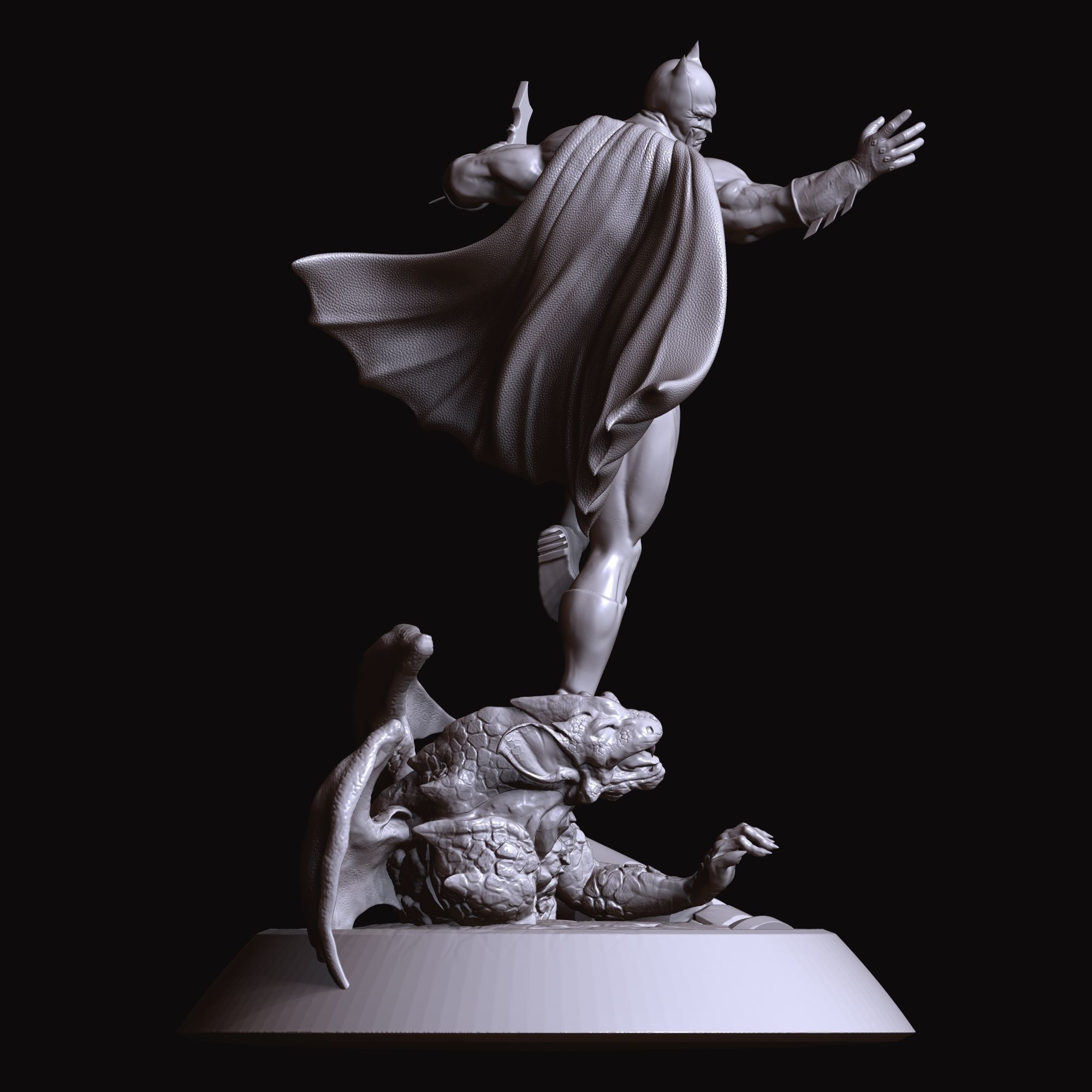 Batman The Darkest Night 3D print model_7