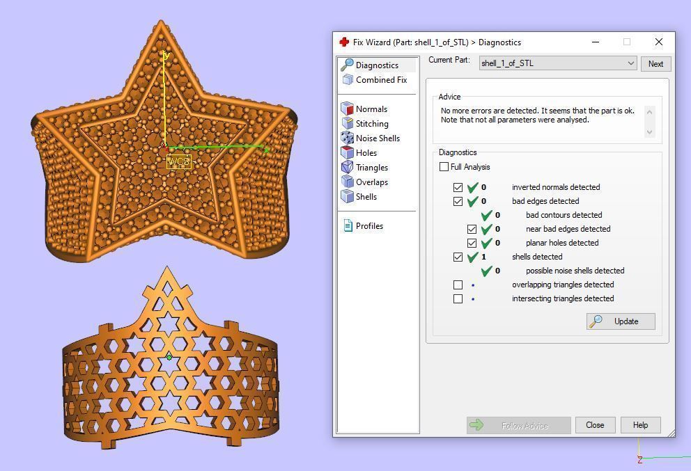 5 Angles Pave Big Star Ring Style 3 Size US 9 3D print model_10