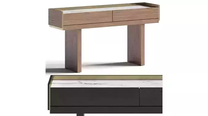 Prof Block 2 0 Console Table 3D model