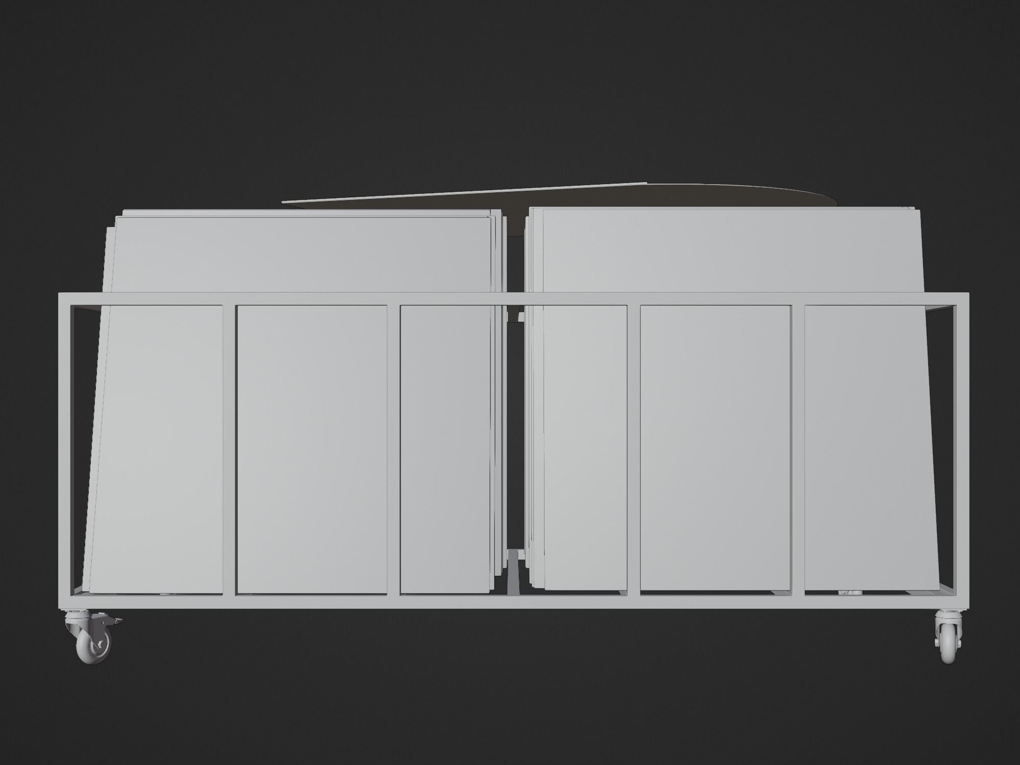 Vinyl Storage No30 with 5 Color Variations 3D model_21