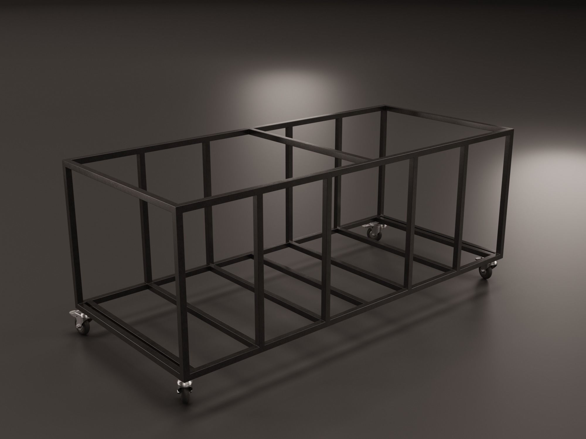 Vinyl Storage No30 with 5 Color Variations 3D model_8