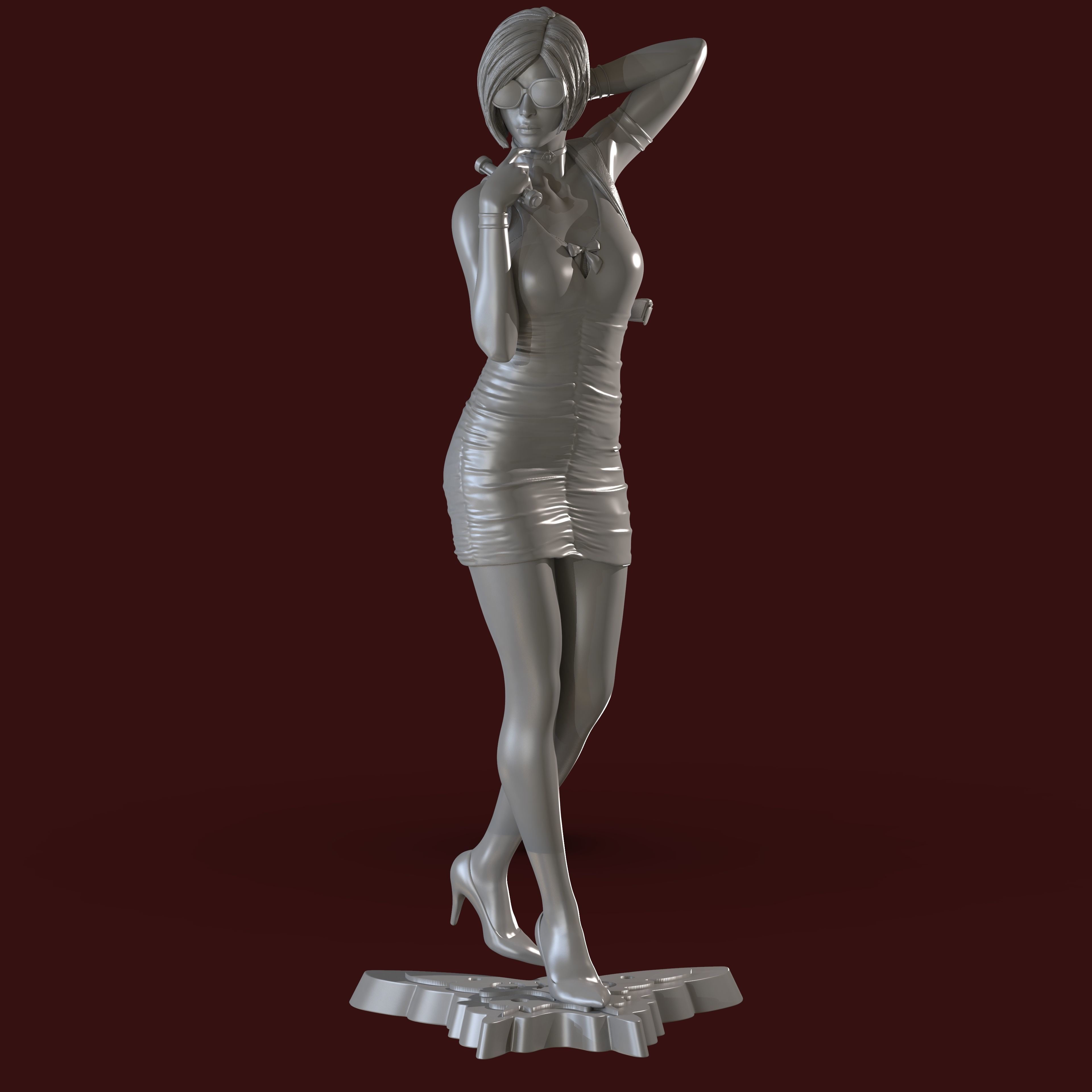Ada Wong 3D print model_4