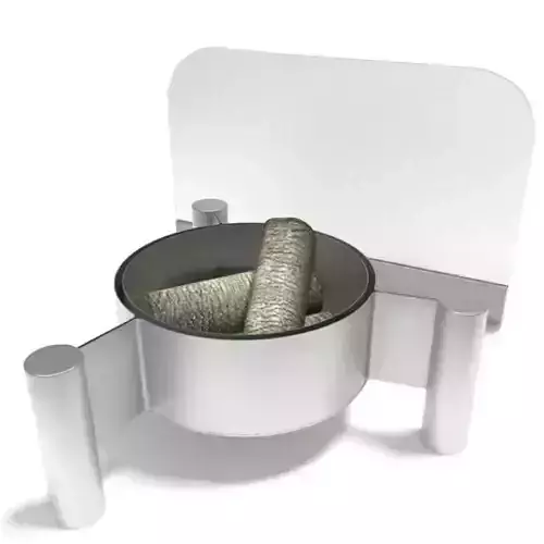 Three Legged Silver Colored Stand