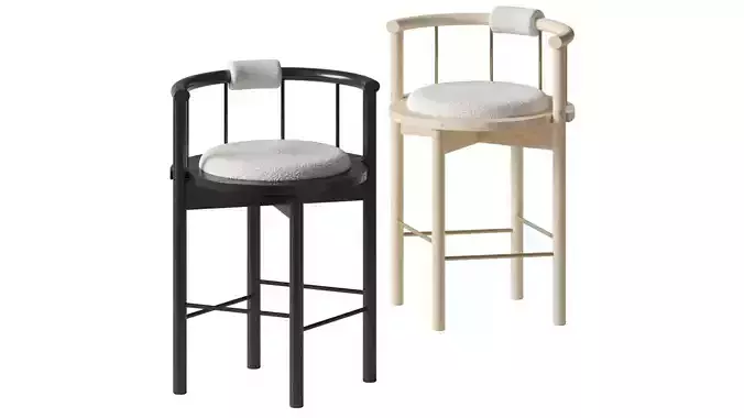 Lloyd Stool - Crump and Kwash 3D model