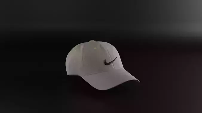 Nike cap pbr texture Low-poly 3D model