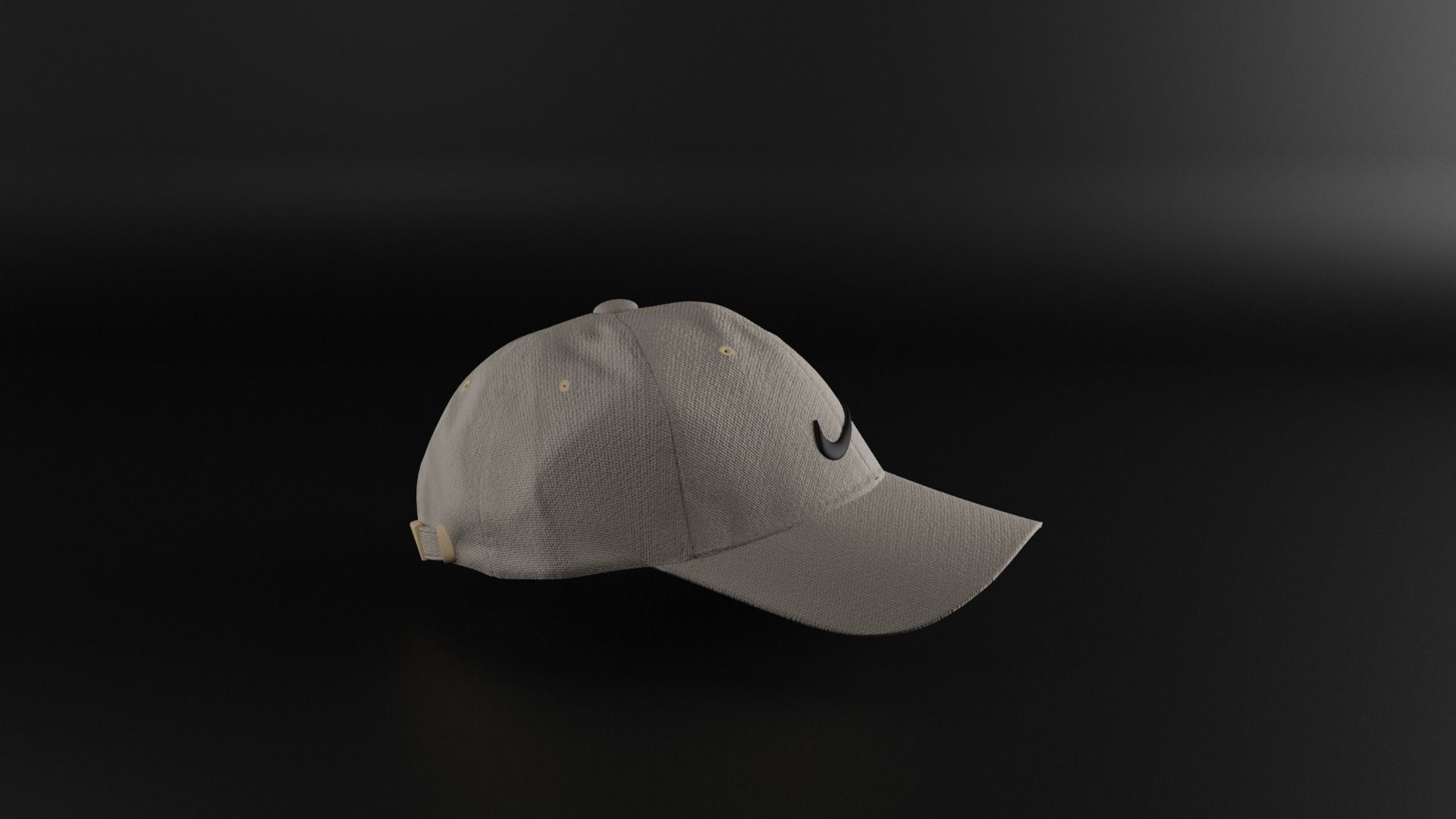 Nike cap pbr texture Low-poly 3D model_2