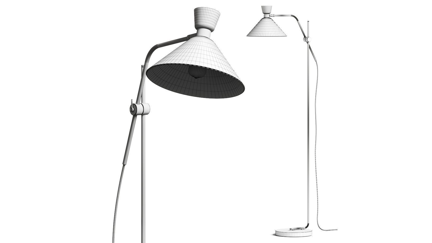 La Redoute Zoticus Floor Lamp 3D model_2