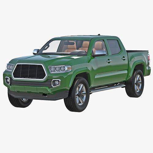Generic Pickup Simple Interior 3D model