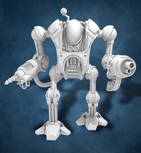 BIPED VEHICLE - 3D PRINTING MODEL 3D print model