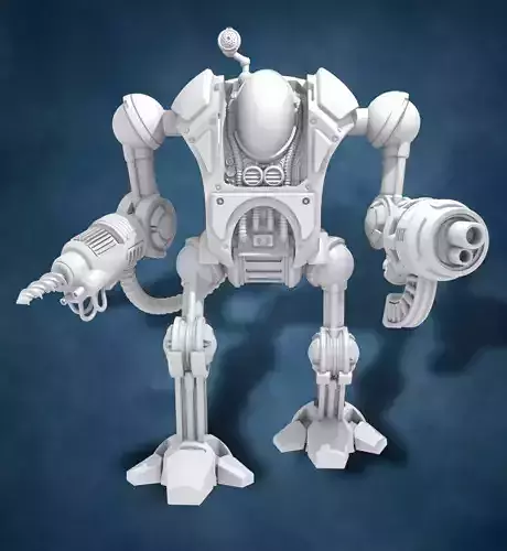 BIPED VEHICLE - 3D PRINTING MODEL