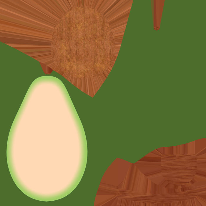 Avocado Fruit Free low-poly 3D model_4